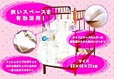 狭いスペースを有効活用!! ベビーベッド 収納ポケット タオル掛け 小物収納 哺乳瓶 おむつ　子供 育児 　TASTE-BEBIPOKED