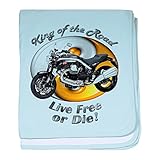 CafePress – Moto Guzzi Griso 8 V – スーパーソフトベビー毛布、新生児おくるみ ブルー 058488850425CD2