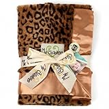 マイブランキー / アニマル ラグゼ ブランケット (4/CHEETAH/Espresso） [並行輸入品]