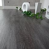 クリック式 木目調フロアタイル Colors Happy Tile ClickOn/■シャーボン/12枚セット/Z3K