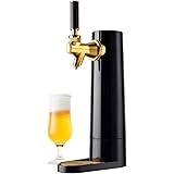 グリーンハウス スタンドビールサーバー 乾電池タイプ 家庭用 ビアサーバー 自宅 コンパクト 缶ビール GH-BEEROEC2-BK ブラック