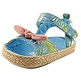 Rosie Pope Tropical ベビー 米国 0-6 Months ブルー バックストラップシューズ [並行輸入品]