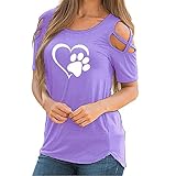 tシャツ レディース 夏 Kohore おしゃれ シャツ レディース トップス 半袖 丸首 肩出し プリント かわいい 着痩せ 多色 s-2l 大きいサイズ スポーツ 通勤 カジュアル 人気 ブラウス