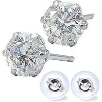 ダイヤモンドピアス 片耳　鑑定書付き Amazon | 計0.4ct/D/SI2/EX/H&C/【鑑定書付き】ダイヤモンド