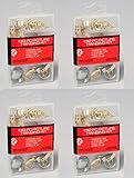 132ピースAssorted画像HangingハードウェアキットIncludes Hangers、目フック、ワイヤと爪ブラックDuckブランド 9159-DIY