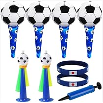サッカー応援セール中！ 【未開封】ソリューション５本セット 写真よく観てね Amazon.co.jp: TTSmile サッカー 応援グッズ 日本代表 4点セット