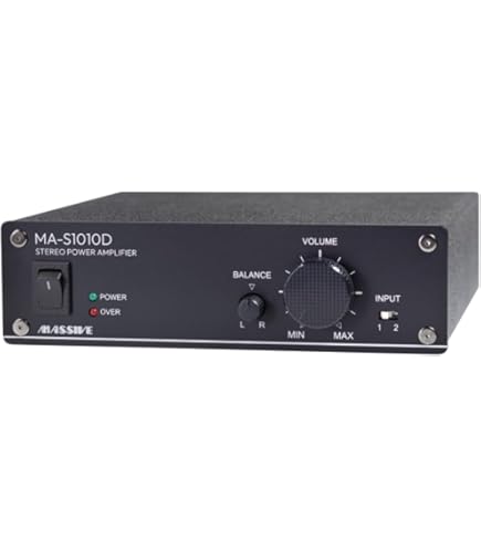MASSIVE ステレオパワーアンプ OE-S100 MASSIVE MA-S100D ( OE-S100 後継品 ) オースミ電機 ロー