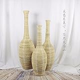 BAGEHUA 籐籐籐の花瓶花瓶花瓶花瓶花瓶ランディング 2 では、 3 つのサイズの天然高 110 cm 色