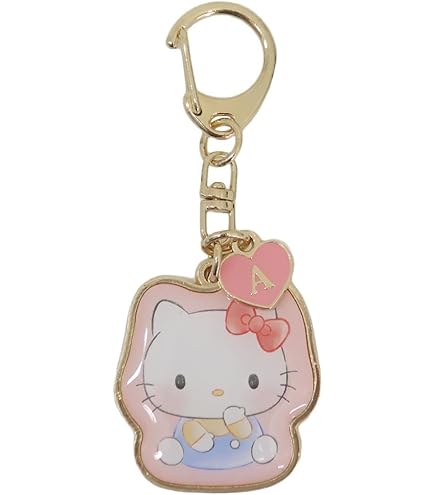 Amazon.co.jp: ハローキティ[キーリング]イニシャルキーホルダー/Y