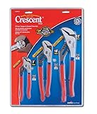 Crescent R200SET3 3 Piece 7-Inch, 10-Inch, and 12-Inch Tongue and Groove Plier Set [並行輸入品]