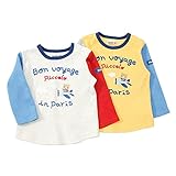 Piccolo (ピッコロ) 長袖Tシャツ (70～90cm) キムラタンの子供服 イエロー 90 (34002-161a)