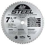 Malco MCCB7 7 1/4-Inch 56 Tooth Metal Cutting Saw Blade for Standing Seam Roof Panels [並行輸入品]