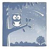 Apple Park Owl Jacquard Muslin Blanket by Apple Park