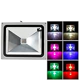 Ruanyi 2700-2950LM暖かい白い冷たい白いDimmable RGB 30WはLED防水グレードIP65 LEDの投光器AC 85-265Vを統合します