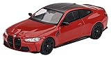 TrueScale Miniatures MINI GT 1/64 BMW M4 コンペティション (G82) トロントレッドメタリック 左ハンドル 完成品