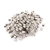 uxcell ガラス管ヒューズ ガラス 250V 3A 5 x 20mm 100個入り