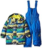 Rugged Bear Baby Boys 'ストライプスノーウェア カラー: ブラック