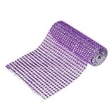 awakingdemiウェディングダイヤモンドメッシュラップロールラインストーン輝きLookingパープル