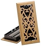 Imperial Manufacturing RG1834 4-Inch by 10-Inch Scroll Floor Register, Light Oak [並行輸入品]