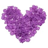 OCRローズ花びら明るい人工花花びらウェディングパーティー用花瓶ホームDecotation 1500pcs パープル a