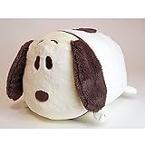 ピーナッツ まんまる スヌーピー テレビクッション モカ