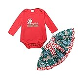 (プタス)Putars ベビー服 子供服 上下セット ロンパース 女の子 クリスマス スカート付き 可愛い 秋 冬 新生児 歩行服 出産お祝い 記念日 プレゼント 0-18ヶ月