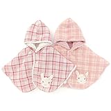 coeur a coeur(クーラクール) リバーシブルマント (70～80cm) キムラタンの子供服 (44458-164) ローズ 70～80