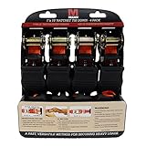 Mann Ratchet Tie Down Straps Premium 4pk オレンジ MN02033AMA