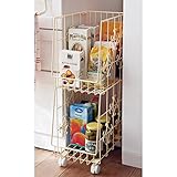 スタッキングバスケット　　ホワイト　タイプ:Ａ