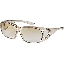 Amazon.co.jp: 日本光材 ハーフカラー [オーバー サングラス