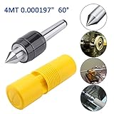 MT4 Morse Taper 60° Live Center Precision 0.000197 Inch Long Spindle Lathe Tool MT4モールステーパー60°ライブセンタ