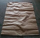 【50枚】 もみがら袋 籾殻袋 樹脂製 （コンテナバッグと同じ素材） 薄茶色 1000×1350mm コ商DNZZ