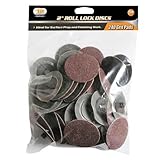 IIT 82043 Roll Lock Style 240 Grit Sanding Disc, 50-Piece [並行輸入品]