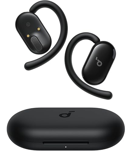Baseus Eli Sport2 - Auriculares Abiertos para Deportes con Curva de Confort en S, Tiempo de reproducción 45H, SuperBass 2.0, IPX7, Bluetooth 6.0, 4 micrófonos, Llamadas claras con Inteligencia