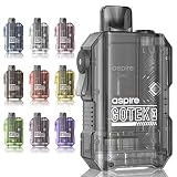 Aspire GOTEK X 電子タバコ ベイプ PODタイプ スターターキット 本体 アスパイア ゴーテック コンパクト スリム (ブラック)