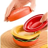 Gediio 小皿 ミニボウル プレート トレイ 6点セット ハンバー型 調味料皿 前菜皿 食器 おもしろ かわいい キッチン小物