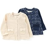 Biquette Club(ビケットクラブ) カーディガン (80～130cm) キムラタンの子供服 (10358x10558-163) ネイビーブルー 80