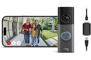 【New】Ring Wired Doorbell Pro PoE (リング ワイヤードドアベル プロ PoEモデル) | 高画質・広角の4Kドアホン | 10倍ズーム・モーション検知搭載 | Ring Home プラン30日間無料体験付き - ダーク