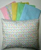 SheetWorld - Baby Pillow Case - Percale Pillow Cases - Pastel Bubbles Collection - Multi-Color On Wh