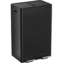 mVm ゴミ箱 60L 2×30L ダストボックス ペダル式 蓋つき ステンレス mVm ゴミ箱 60L 2×30L ダストボックス ペダル式 蓋つき