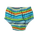 Zutanoベビー女の子マルチストライプおむつカバー カラー: ブルー