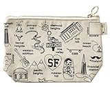 MAPTOTE ジップポーチ San Francisco Natural
