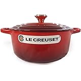 ル・クルーゼ/ルクルーゼ(Le Creuset) 両手鍋 ココットロンド 21177-20cm レッド 06 （つまみシルバー） [並行輸入品]