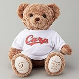 広島東洋カープTシャツ付き体重ベア・タイニーモカ（完成品）　名入れ刺繍　身長約40cm