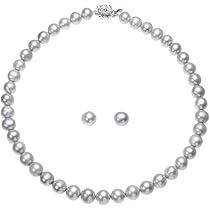 Amazon | 高級 淡水真珠 大粒 パール ネックレスセット 約9.0mm