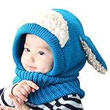Hollazilla うさぎちゃん ニット帽子 ベビー 子供 防寒 かわいい
