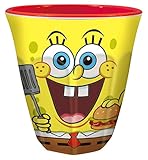 スポンジボブ コップ メラミンカップ 全面プリント 270ml アップ