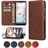 Jaorty Huawei P20 pro ケース 手帳型 HW-01K ファーウェイ P20 pro ケース 手帳型 カバー Huawei P20pro スマホケース HW-01K ケース人気 内蔵マグネットPU合成皮革 財布型 カード収納 スタンド機能-ダークブラウン