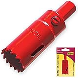 IVY Classic 27022 1-3/8-Inch Bi-Metal Variable Pitch Hole Saw, One Piece Arbor Attached, 1/Card [並行輸