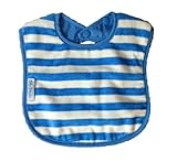 Silly Billyz Organic Cotton Bib, Marine Striped 3 mos - 3 yrs by Silly Billyz